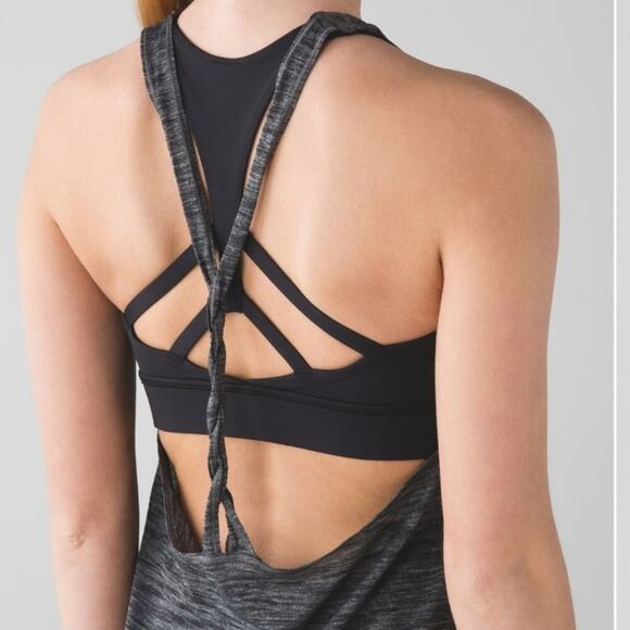 Lululemon Twist And Toil Tank 4 Luon Lightweight Layered Running Athletic Gym - Picture 2 of 9